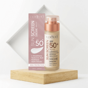 Lumière Sunscreen SPF 50: Cildi Koruyan Işıltılı Güneş Kremi
